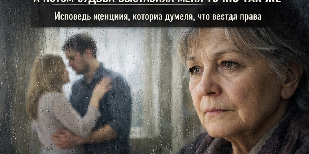 «Я выжила её из дома своего сына. А потом судьба выставила меня точно так же»