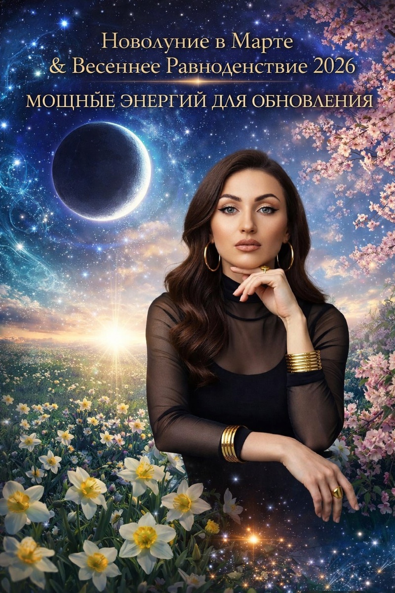 ⚜️Новолуние в Марте и Весеннее Равноденствие 2026 Мощные Энергии для Обновления
