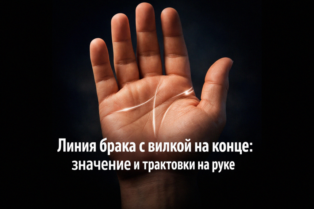   Линия брака с вилкой на конце и её трактовки admin
