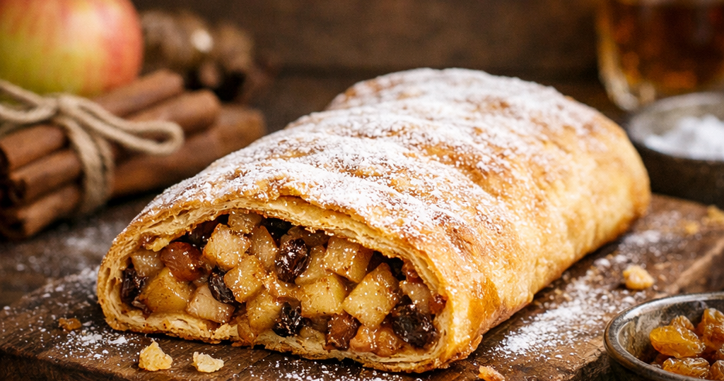 Штрудель: Яблочная Ода в Хрустящей Обертке