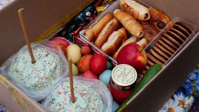     Освящение куличей перед Пасхой - 2024. Дмитрий Лямзин