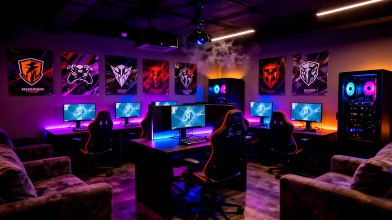     Компьютерный клуб. Компьютер. Игры Нейросети