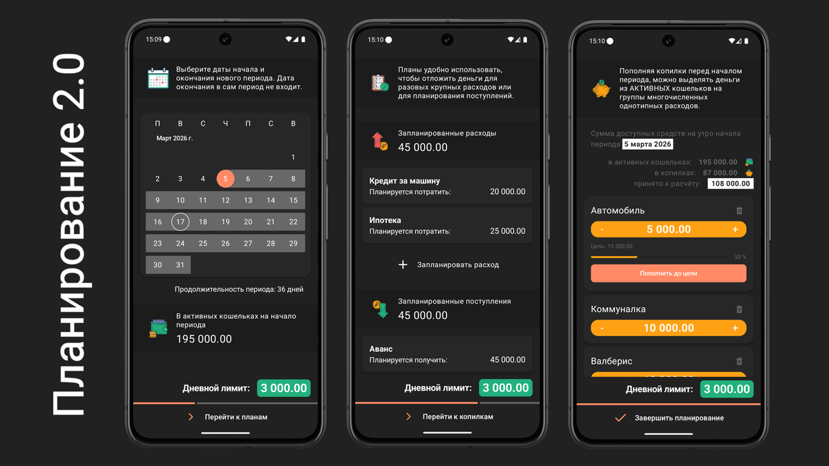 Новый интерфейс системы планирования в "Бюджете 2.0"