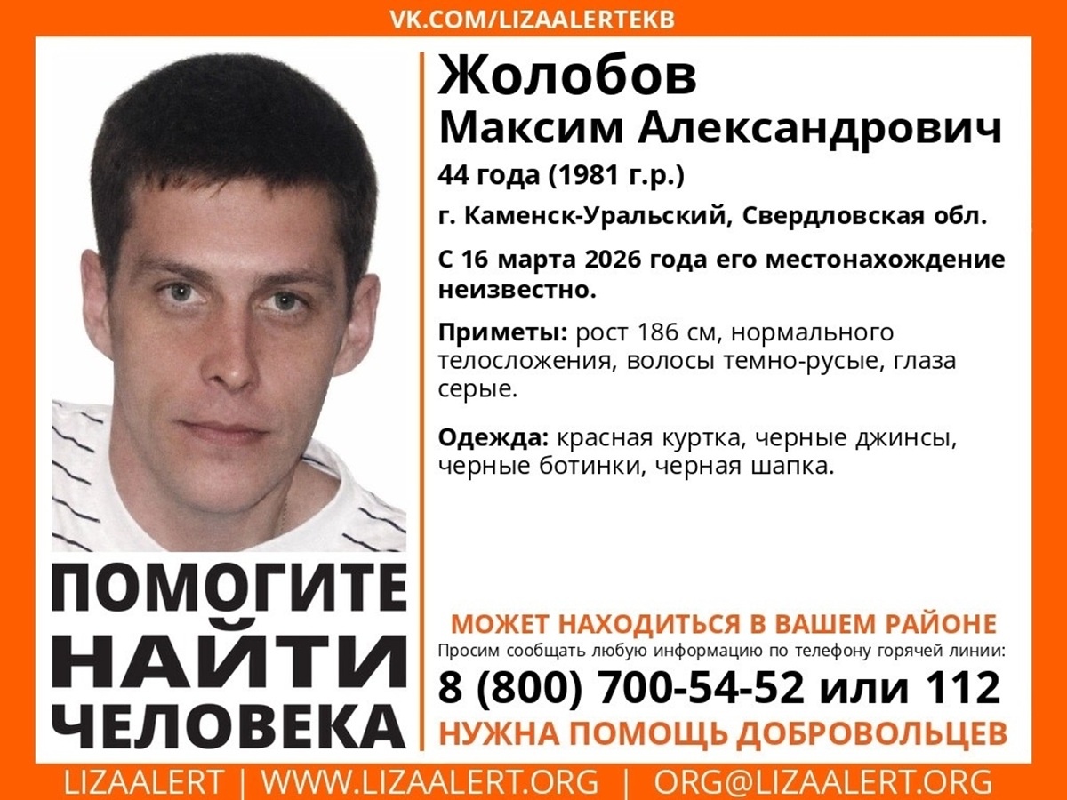 Фото: поисковый отряд «Лиза Алерт» Свердловской области  📷
