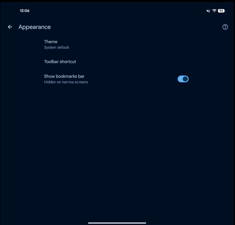    Chrome для Android наконец-то получил панель закладок как на ПК