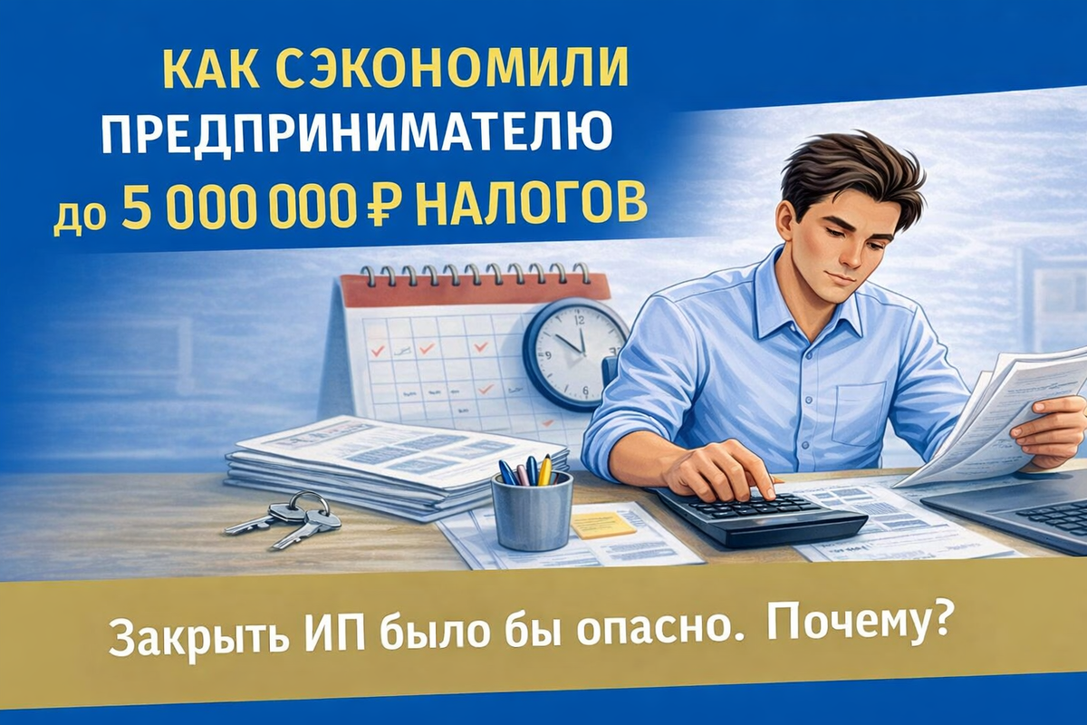 Как предприниматель мог перелпатить 5 млн из-за закрытия ИП