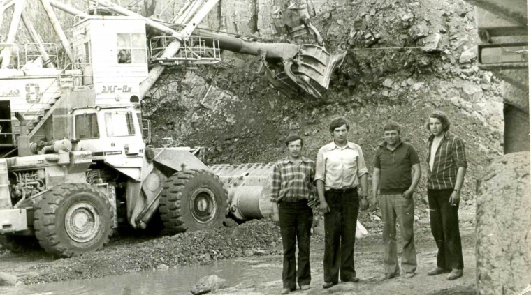 Фото автора. 80 годы двадцатого века. Экскаватор ЭКГ–8.