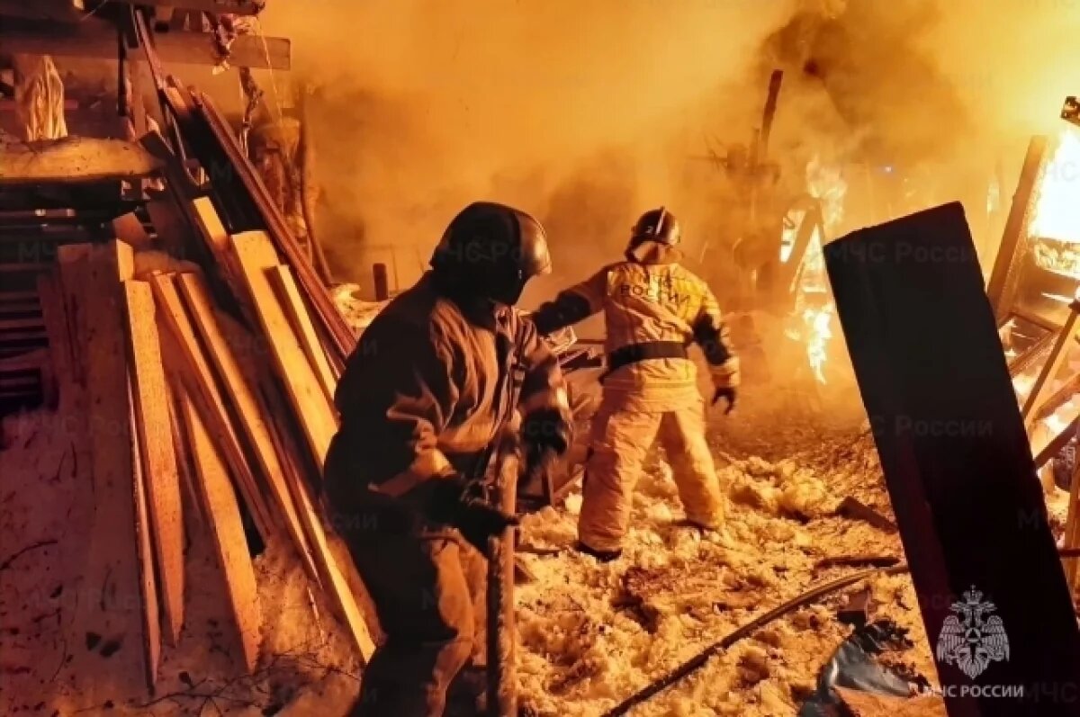    Тело мужчины найдено при тушении пожара в селе Конево под Невьянском