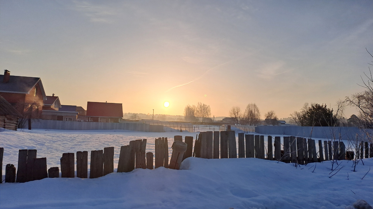 Сегодняшний рассвет 