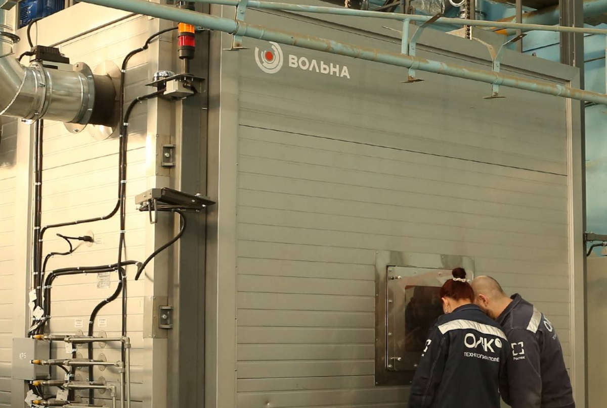     Вакуумная печь для полимеризации на производстве КнААЗ