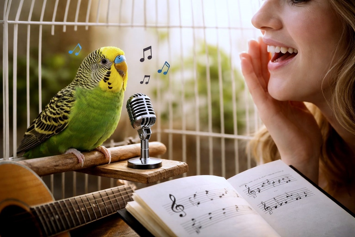 Музыка и для волнистых попугаев - это способ общения