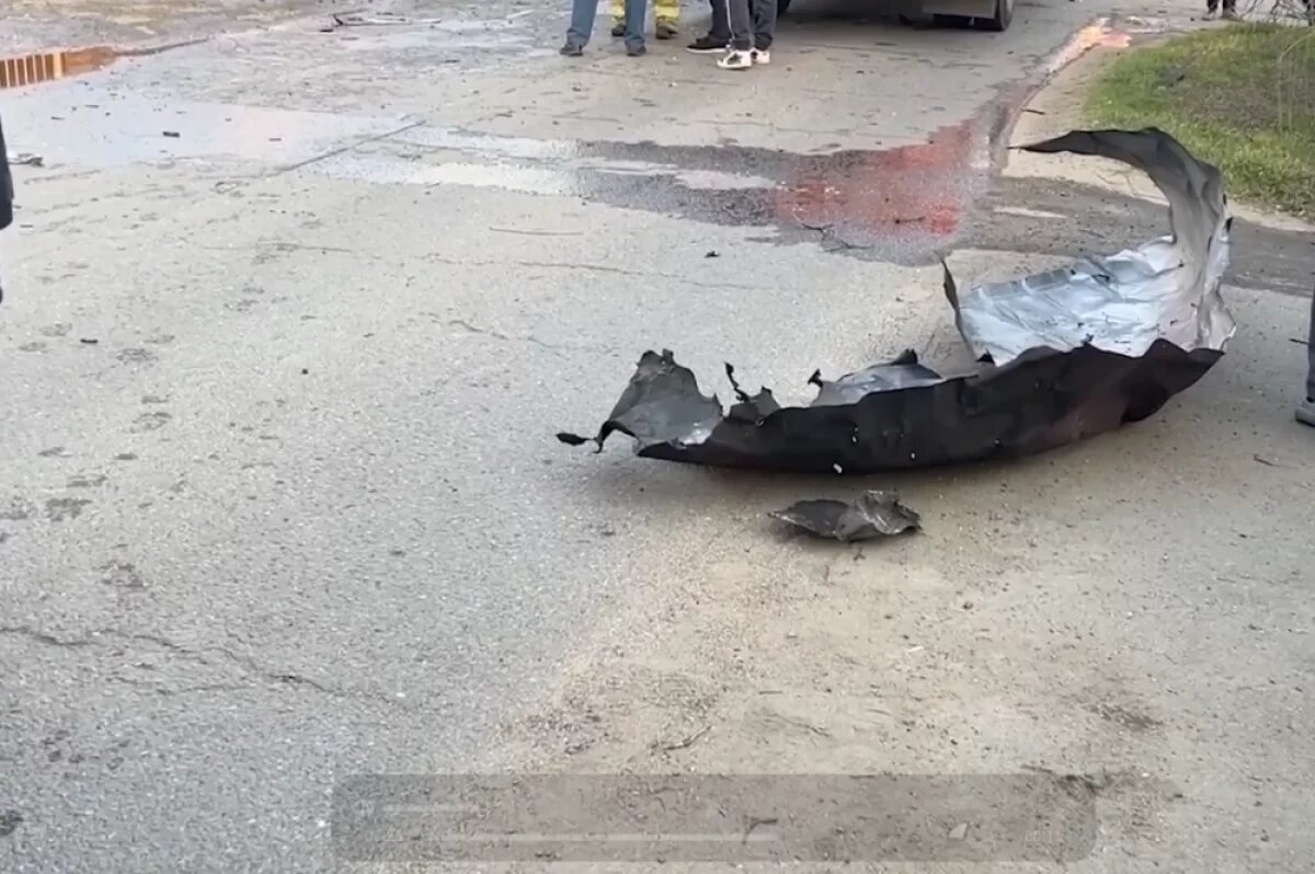    Появилось видео последствий атаки БПЛА по одному из адресов в Краснодаре