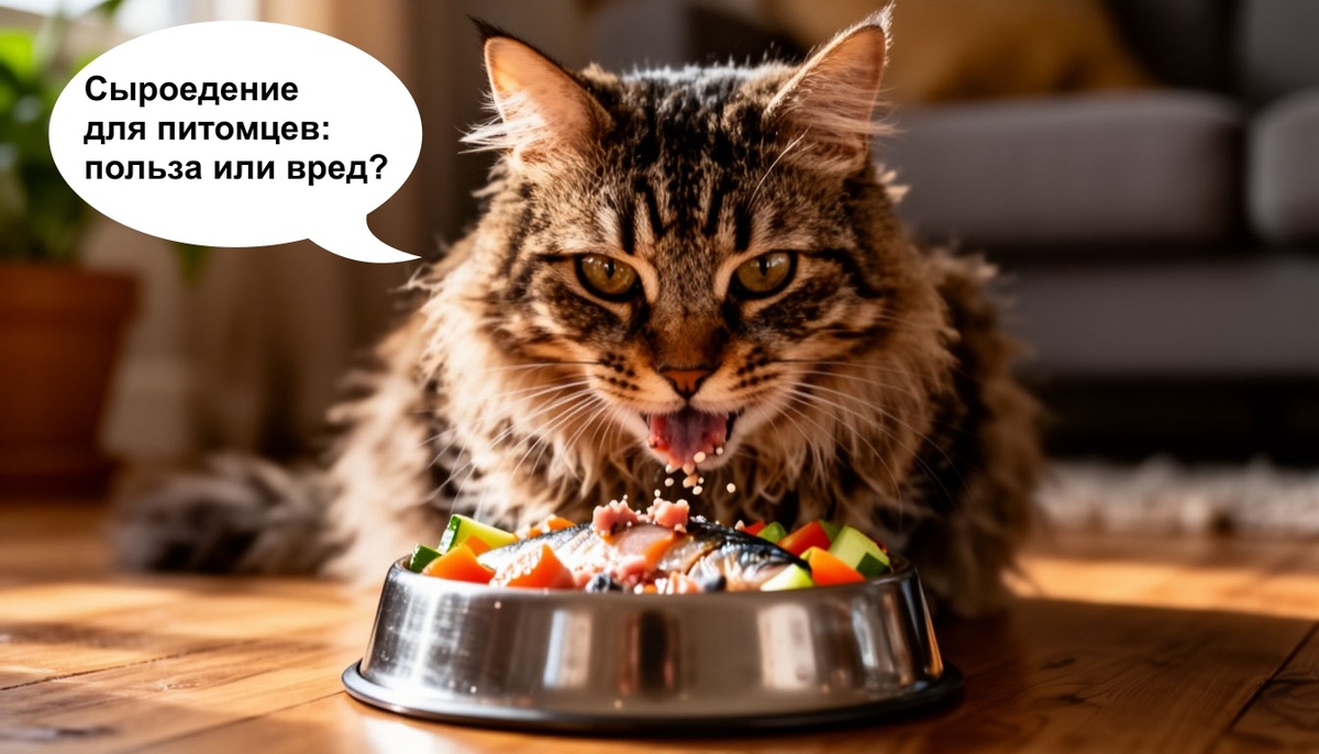 Разбираемся в плюсах и минусах сыроедения для кошек и собак