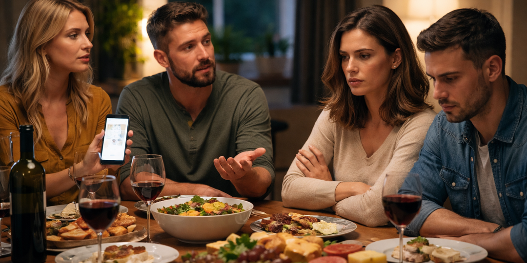 Друзья предложили оплатить половину расходов за стол