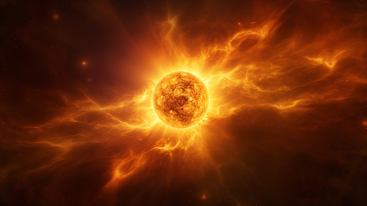 Магнитные бури — это сильные возмущения магнитного поля Земли; фото: midjourney