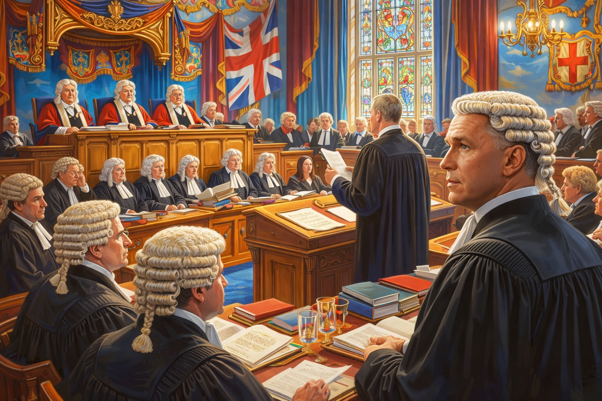 Два из основных судов, прошли в США, а первый суд был в Англии