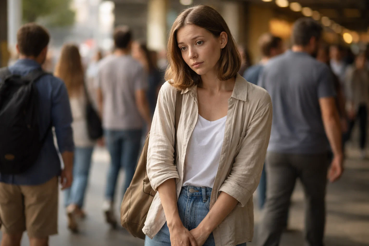 Иногда за частым «извините» скрывается не вежливость, а привычка быть поменьше. Бывает, человек как будто заранее просит прощения за то, что просто занял место... в этом мире