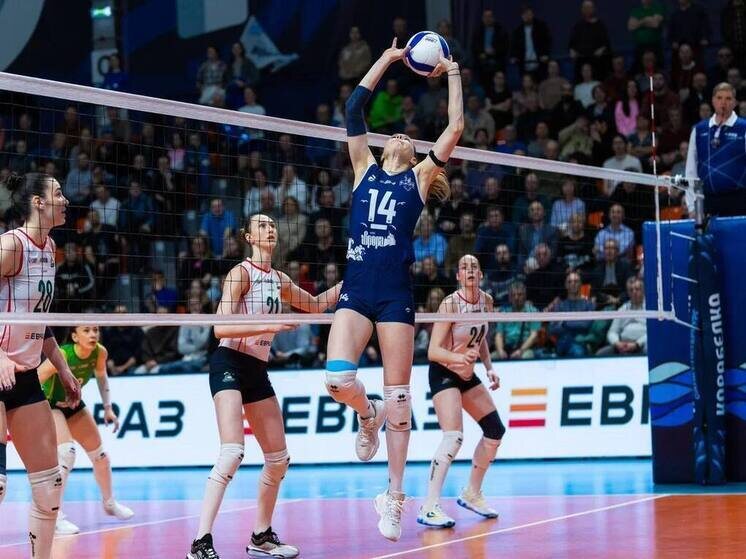     Связующая ВК «Корабелка» Ирина Филиштинская. Фото: t.me/vc_korabelka