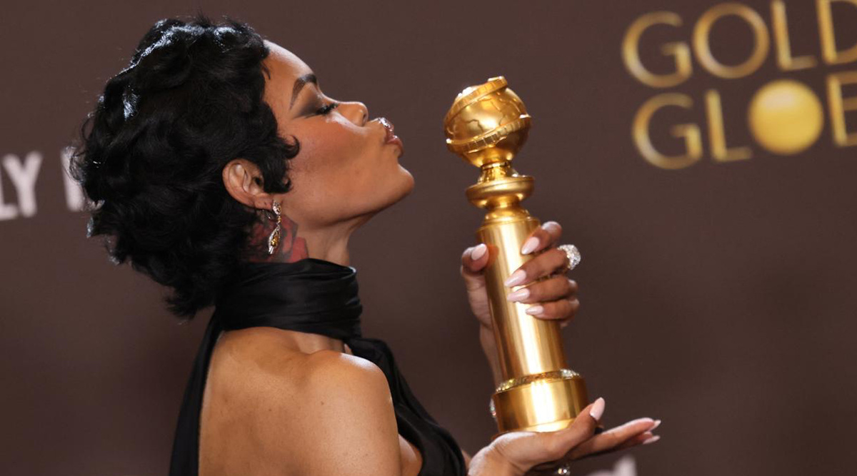 Фото Тейяны Тейлор на Golden Globe 2026