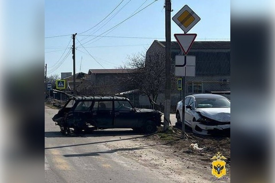    Авария с пострадавшей случилась в Скадовске. Фото: ГУ МВД России по ХО