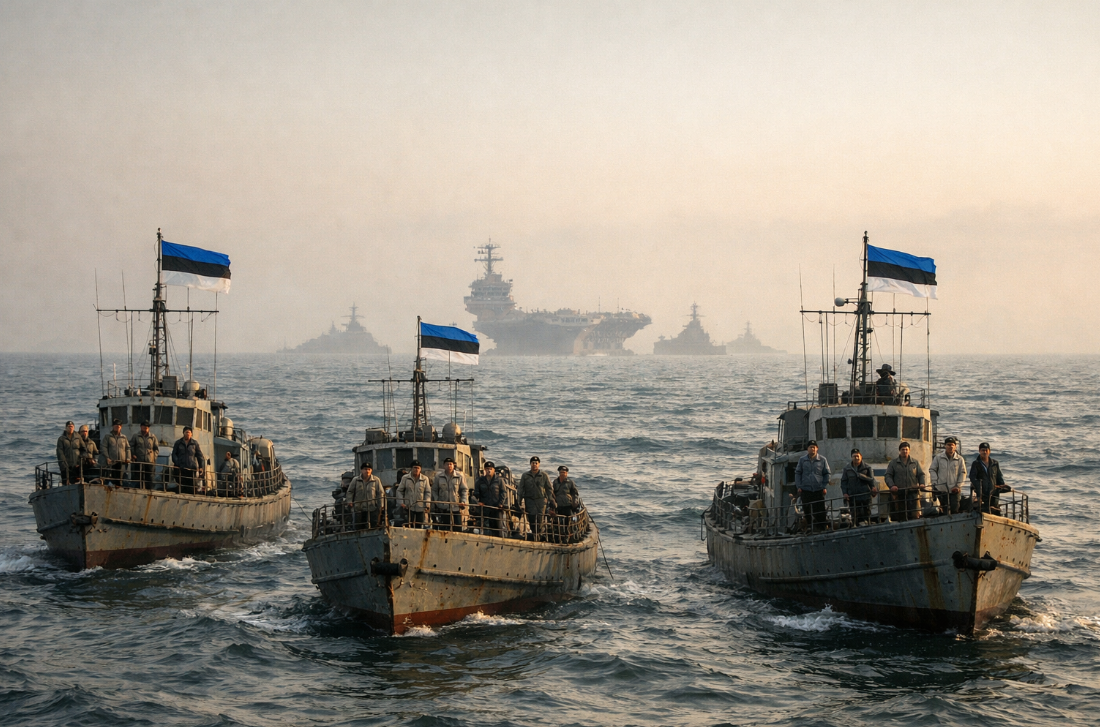 Admiral Cowan, Sakala и Ugandi на острие