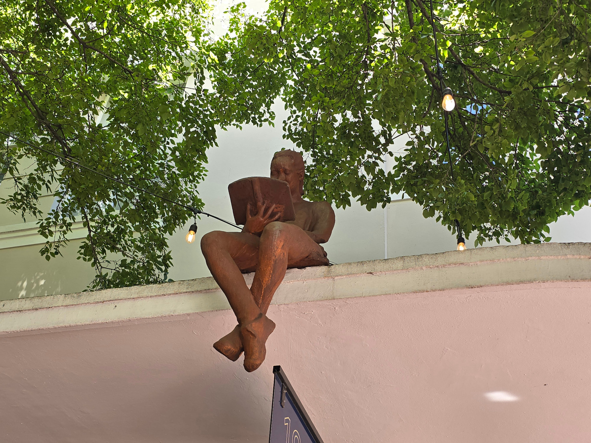 Знание - Сила. Первое, что мы увидели,  высадившись в центре Кейптауна