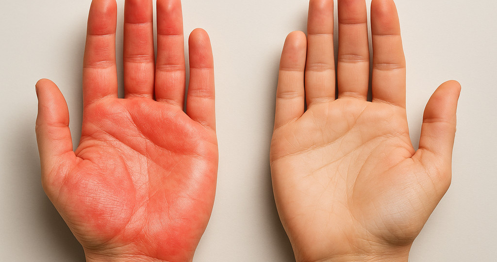 Жар в ладонях и ступнях: почему руки и ноги горят без причины?
