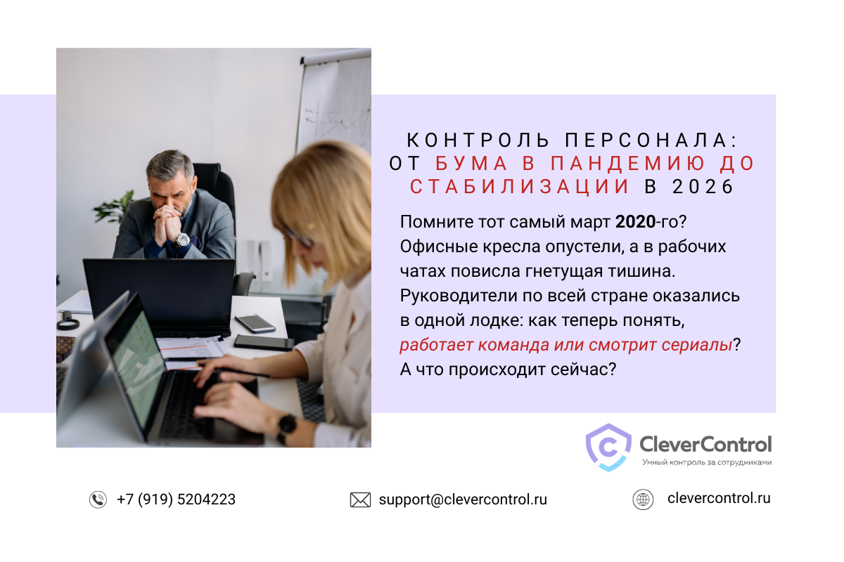 Программа мониторинга сотрудников - ситуация на рынке в 2025-2026