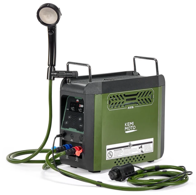 Портативный газовой водонагреватель Green 20 000 BTU для кемпинга