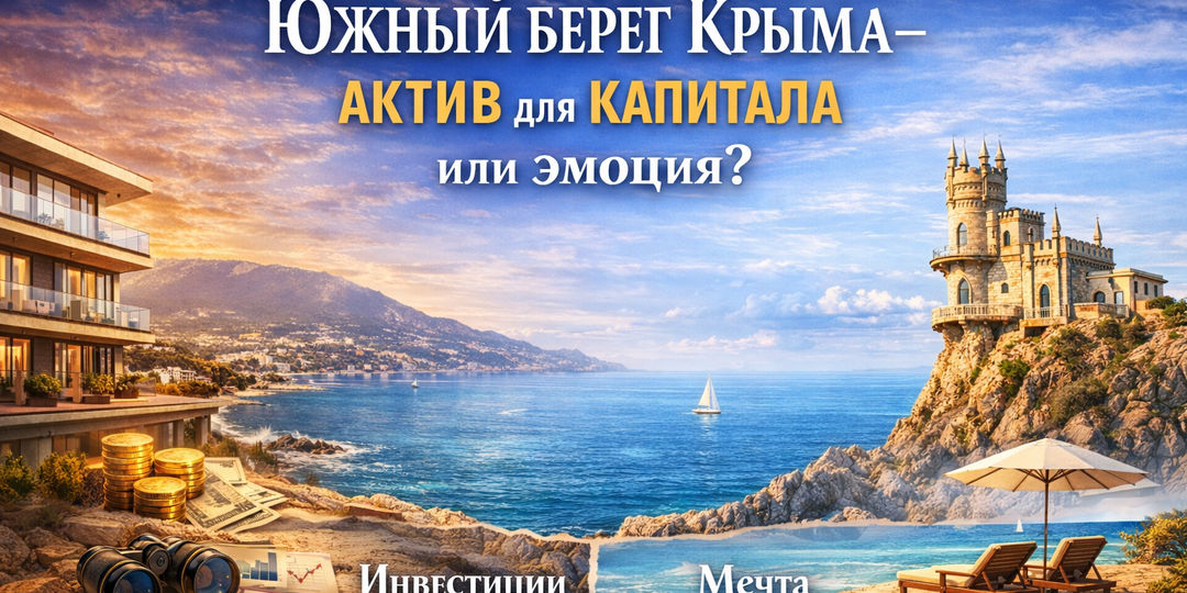 Южный берег Крыма — актив для капитала или эмоция?