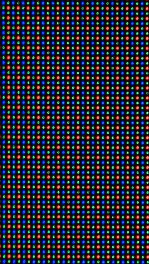    Структура пикселей на экране Galaxy S25 Ultra с выключенной функцией Privacy Display