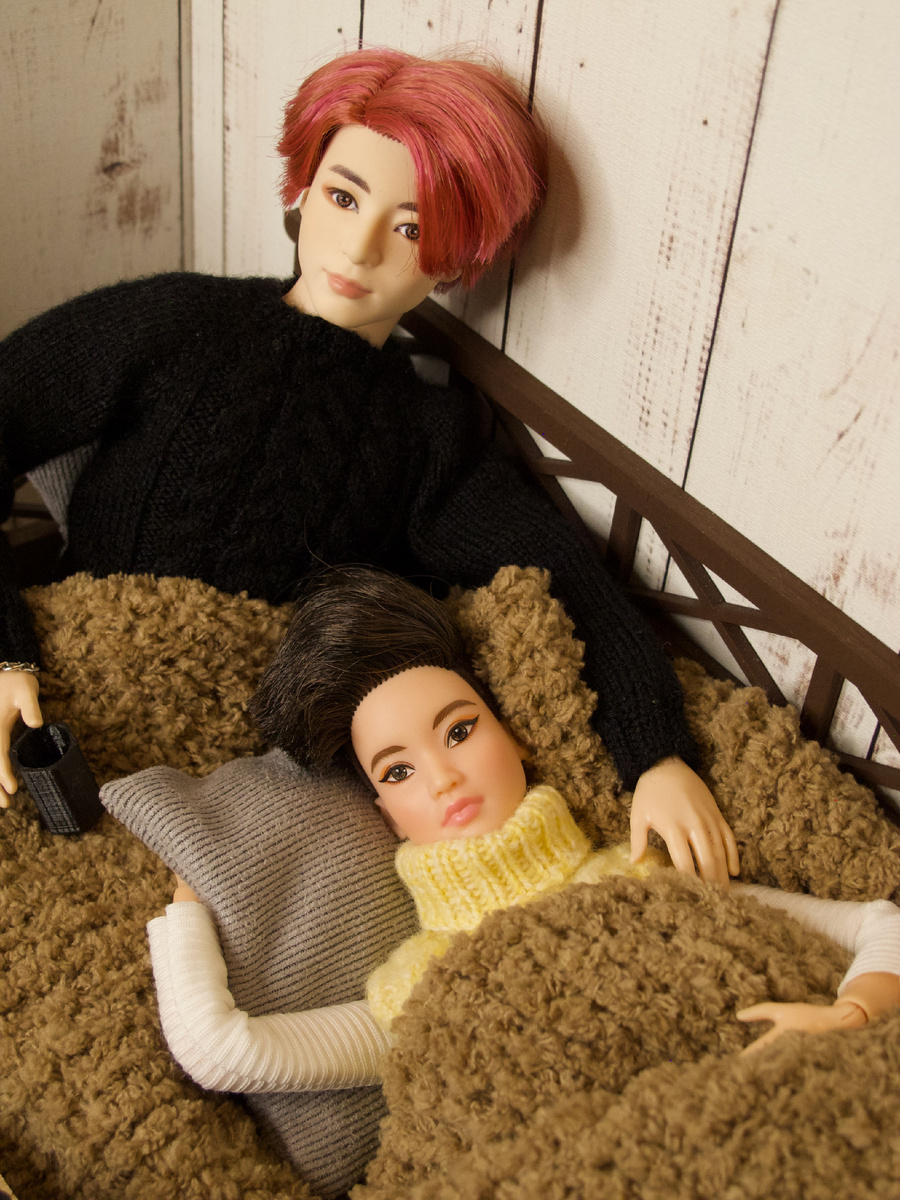 Barbie Looks #3 Kit и Jungkook BTS на теле Пучка BMR. 