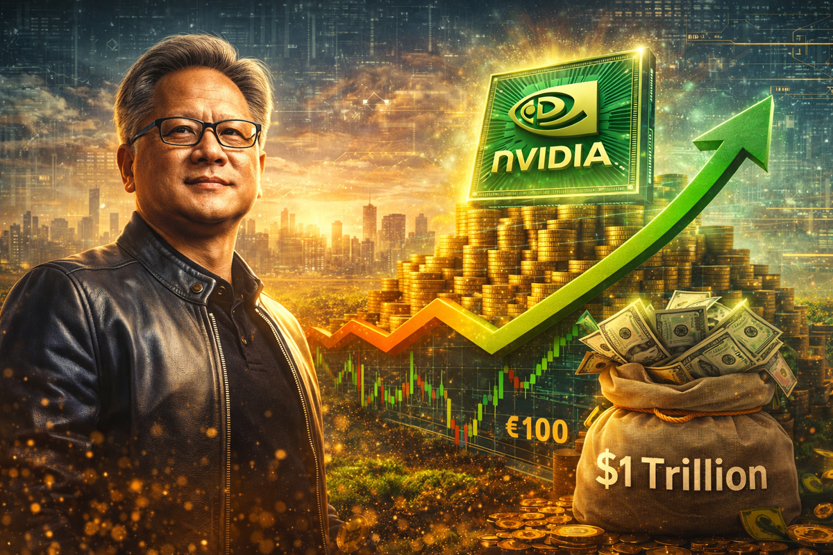 NVIDIA: спрос на ИИ-чипы взлетит до $1 трлн