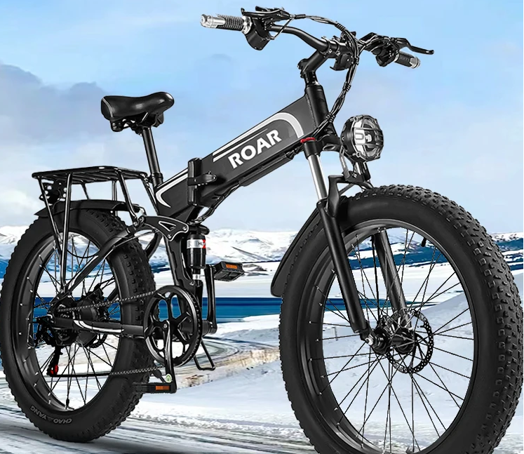 Складной электровелосипед Black Mamba 1000 Вт