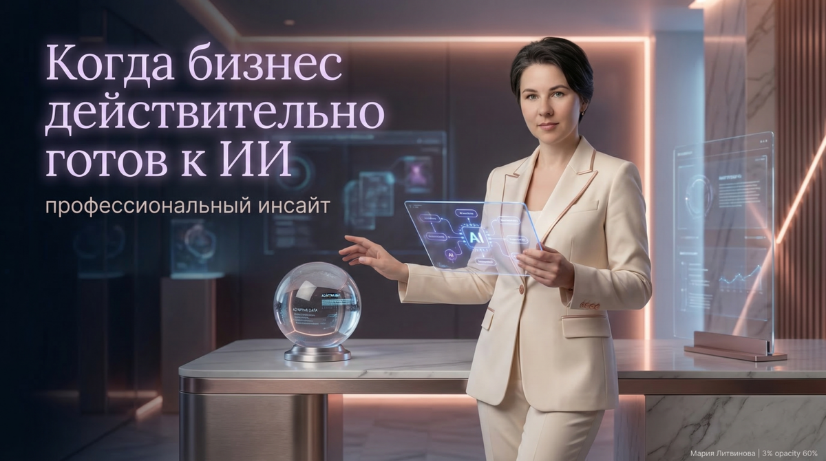    AI-помощник в бизнесе: как подготовиться без перегрузки | Автор: Мария Литвинова Мария Литвинова