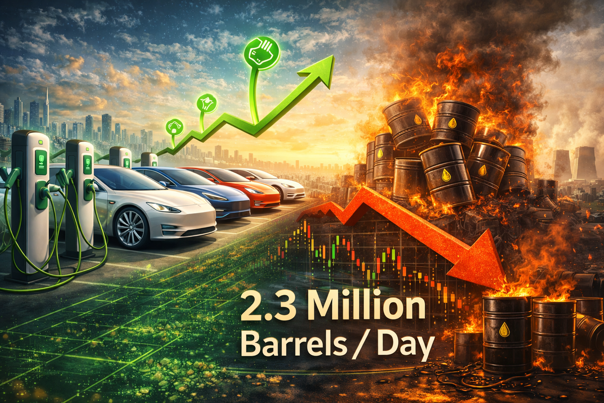 Электромобили меняют правила игры на нефтяном рынке