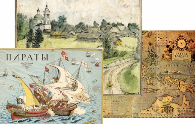 Детские настольные игры «Пираты», «Захват колоний» и «Беглые»,