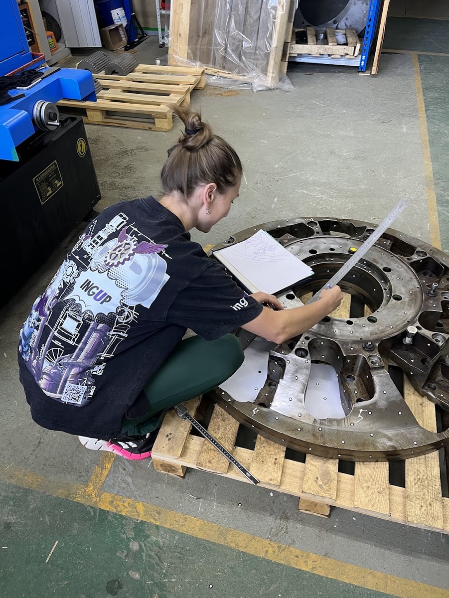 Съем геометрии и размеров.