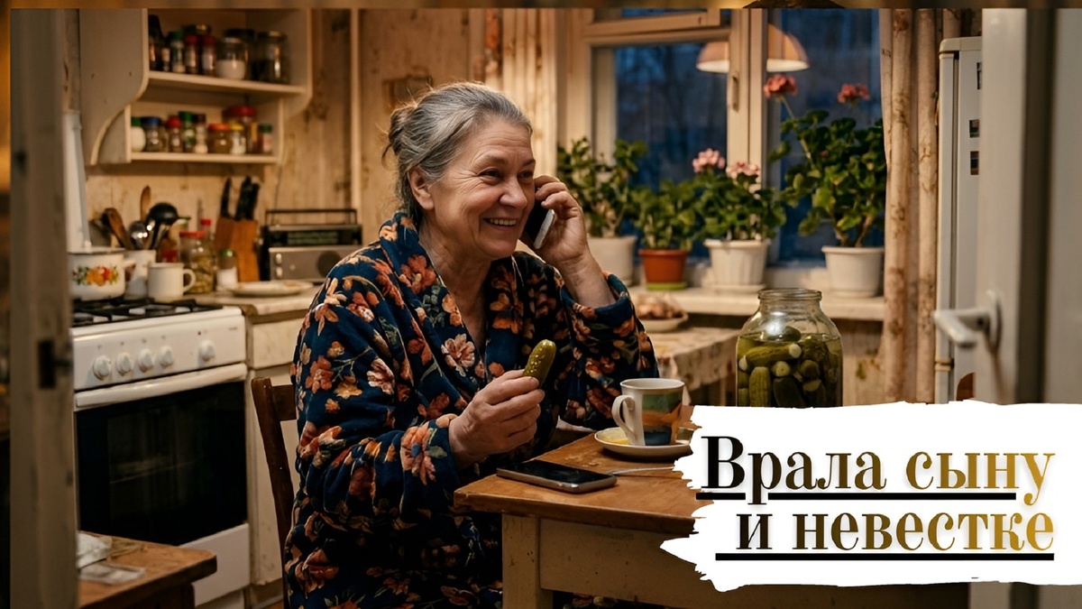 Обманывала сына.