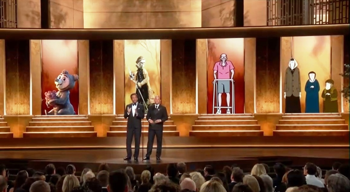 Стоп-кадр трансляции церемонии "Оскар"-2026