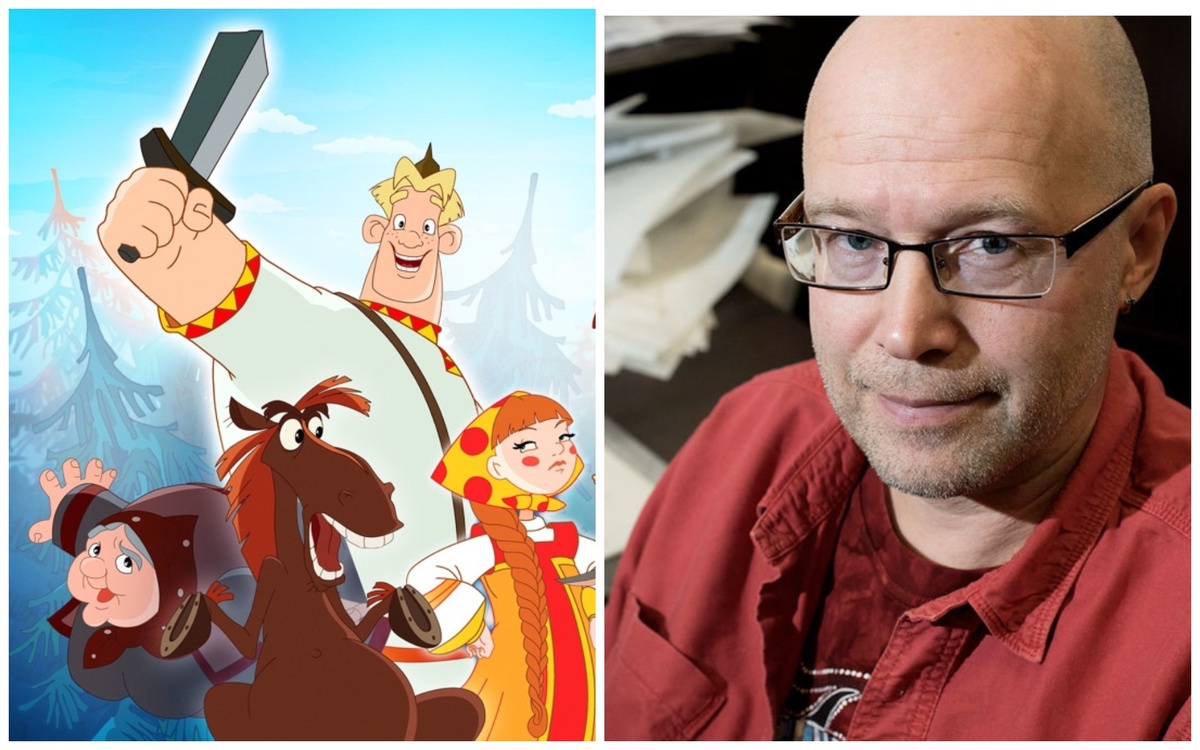 Коллаж: фрагмент афиши мультфильма и фото "Ведомости"