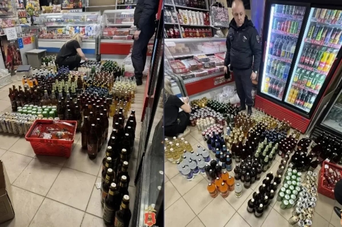    В магазине на проспекте Победы в Твери продавали алкоголь без документов