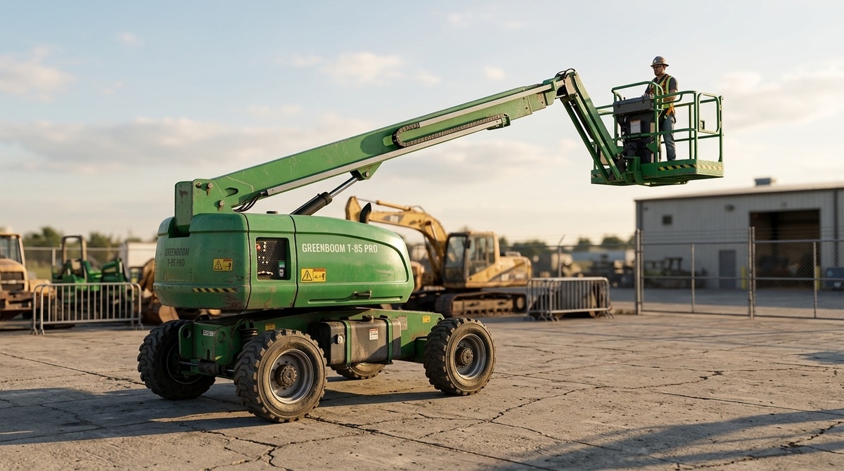 Телескопический подъемник в действии Atlanta-gk