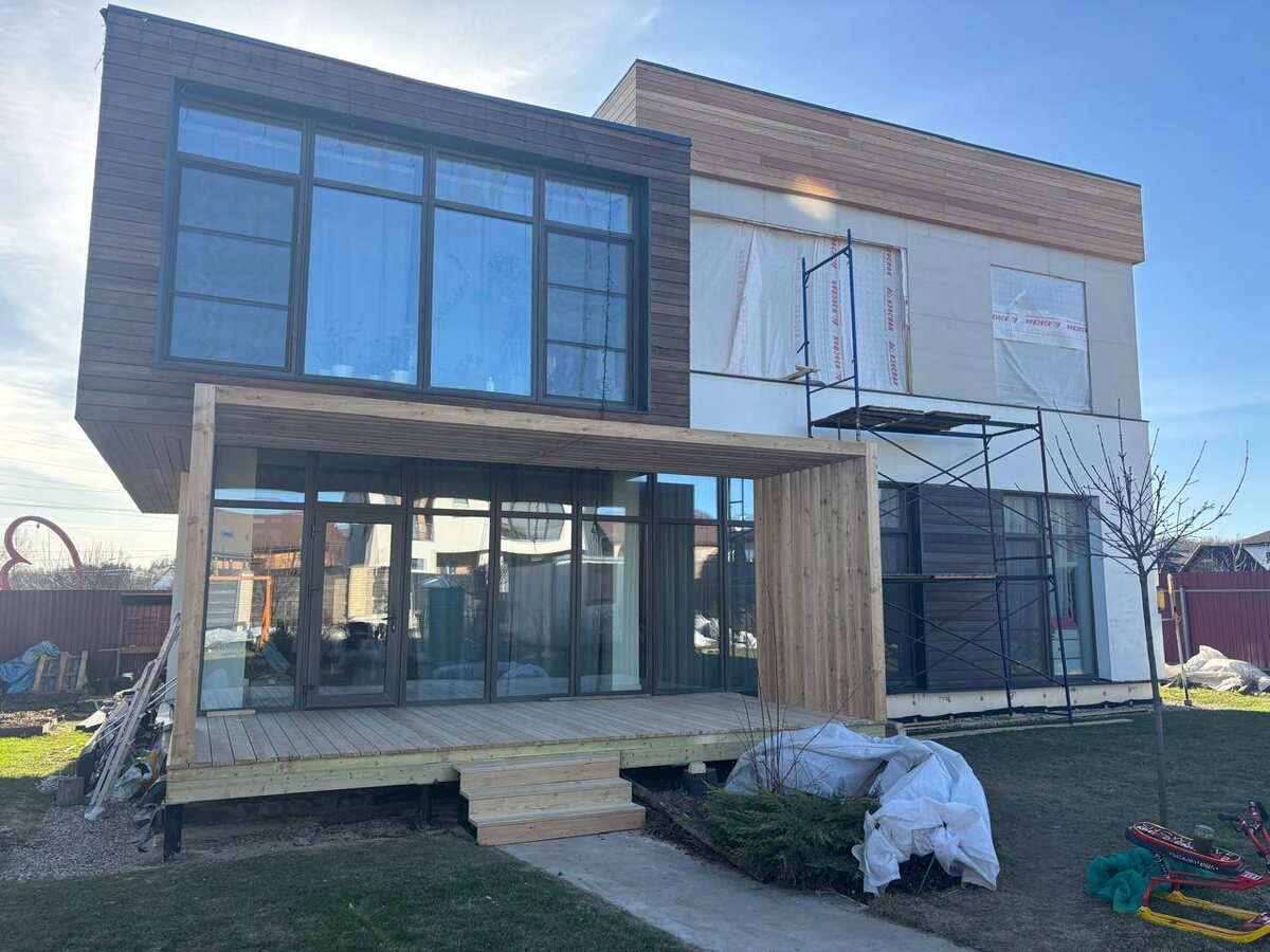 Дом после выполнения работ