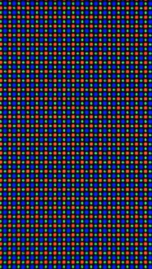    Структура пикселей на экране Galaxy S25 Ultra