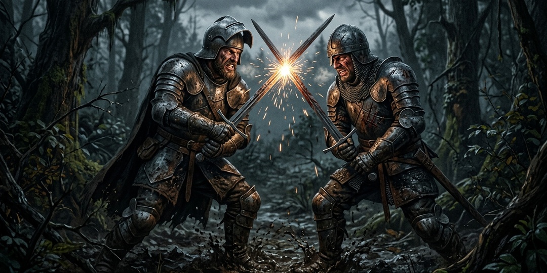 Пишем бой: 7 приёмов из реального исторического фехтования.