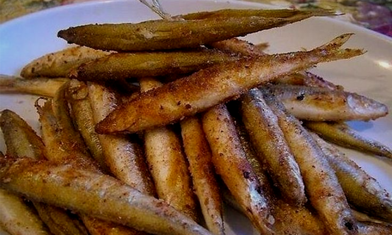 Поджаристая мойва в духовке