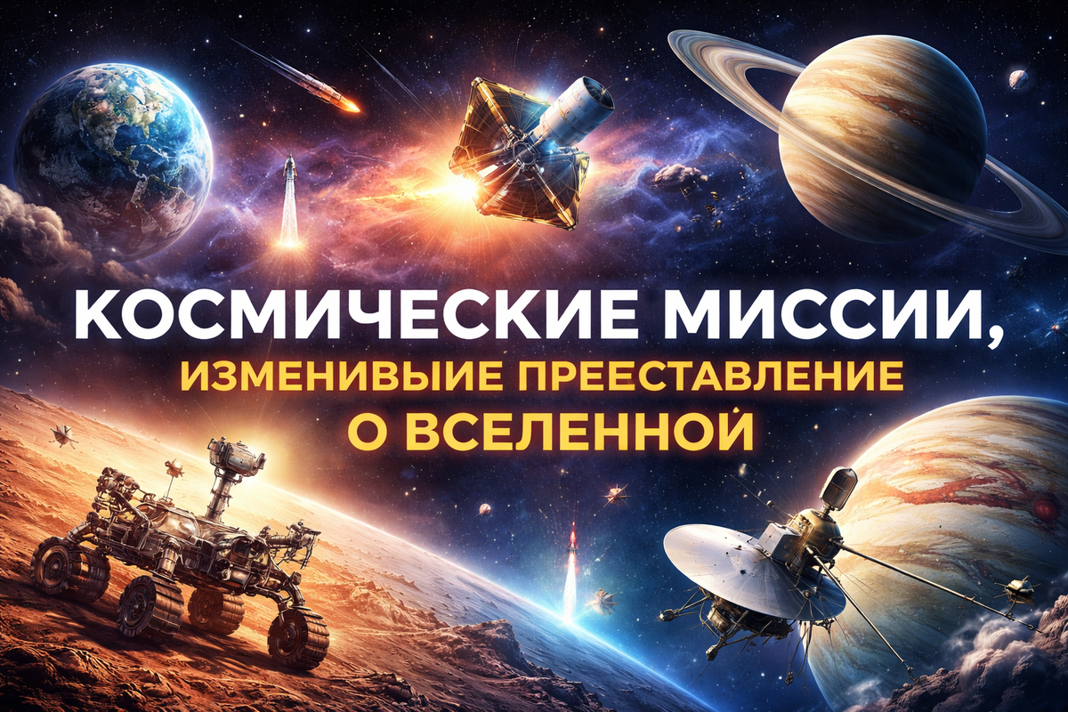 Космические миссии, изменившие представление человечества о Вселенной