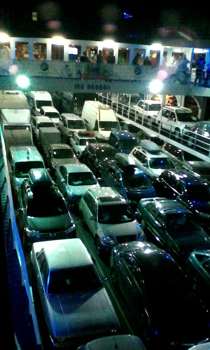 На пароме в Крым. Помните? 