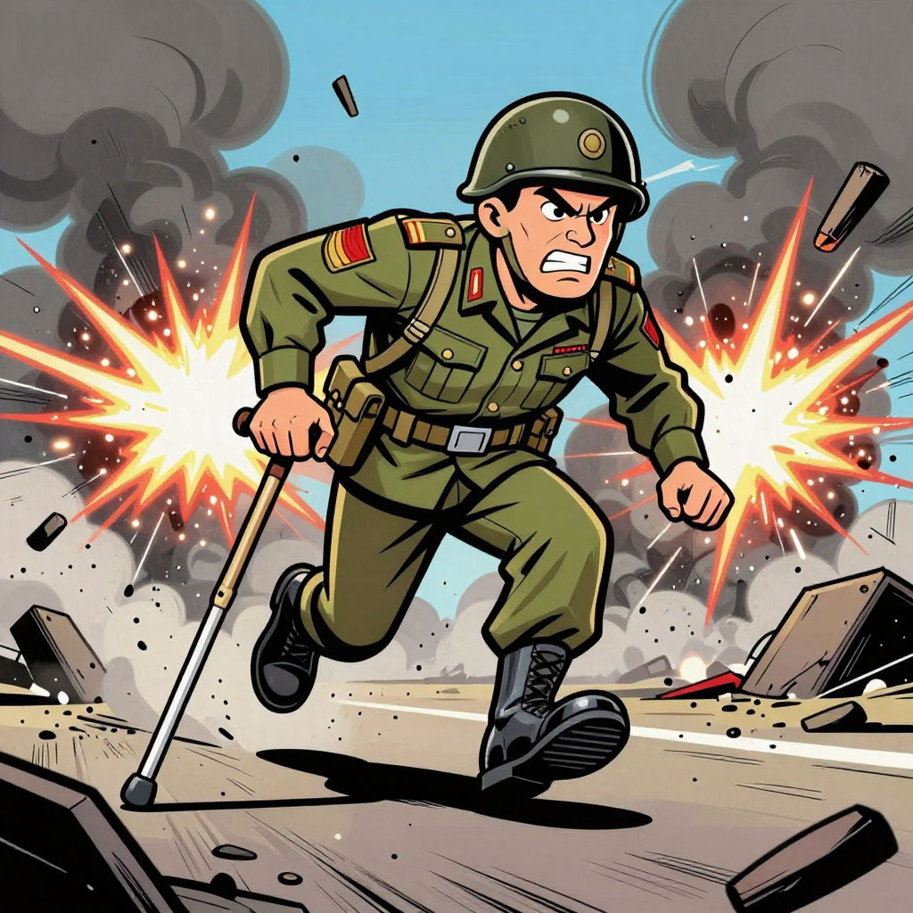 Это я такой, на войне...